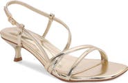 BERNESS Joy Strappy Faux Leather Sandal