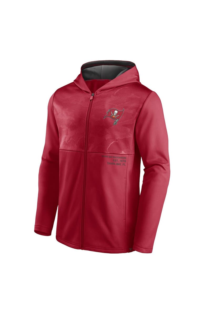 FANATICS Men's Fanatics Branded Red Tampa Bay Buccaneers Defender Full-Zip Hoodie Jacket, Alternate, color, Red