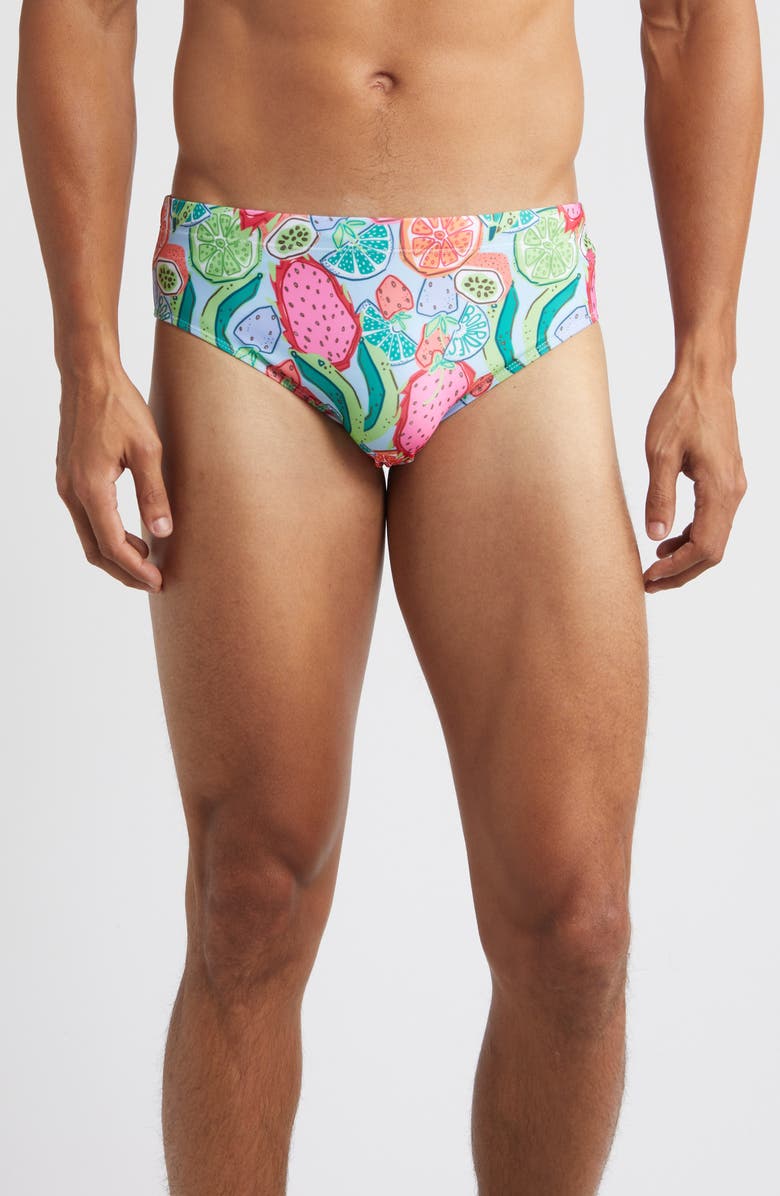 Boardies Ice & Slice Swim Briefs, Main, color, Pink Multi