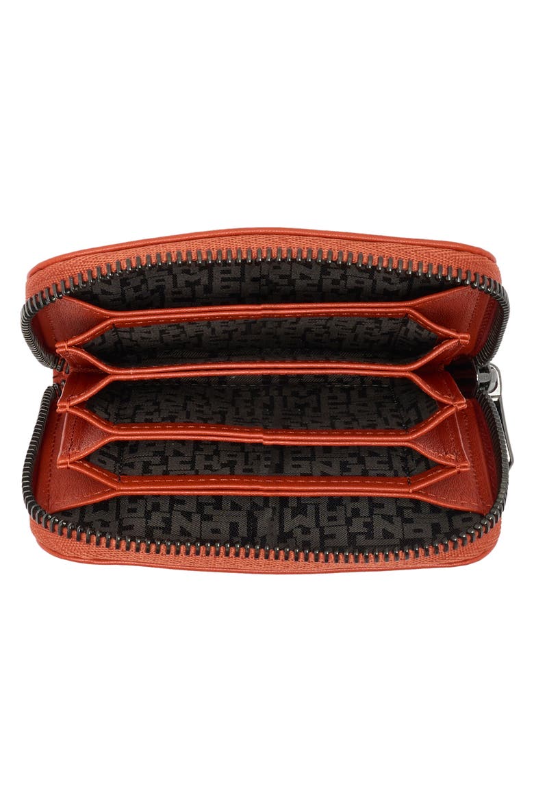 LC3D Zip Card Case, Alternate, color, RUST