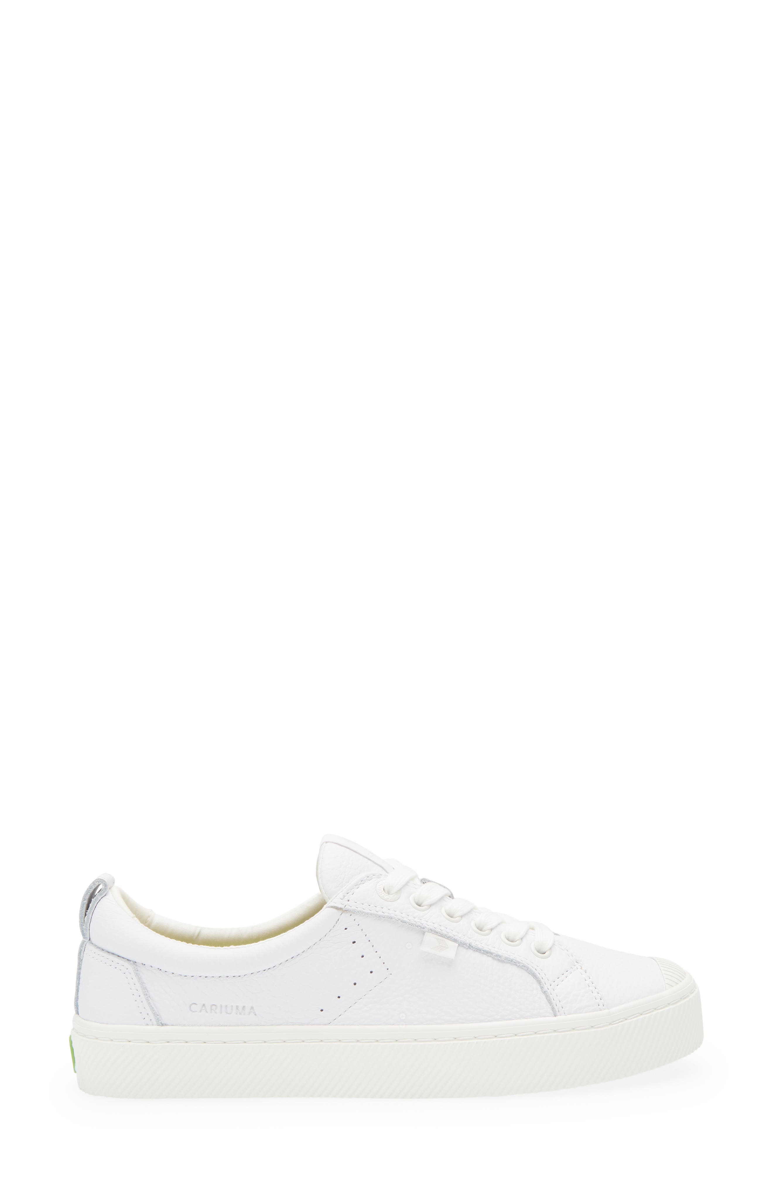 Cariuma OCA Low Cap Tie Sneaker, Alternate, color, White