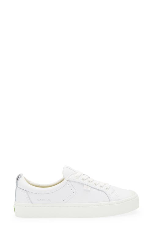 Cariuma Oca Low In White Premium Leather