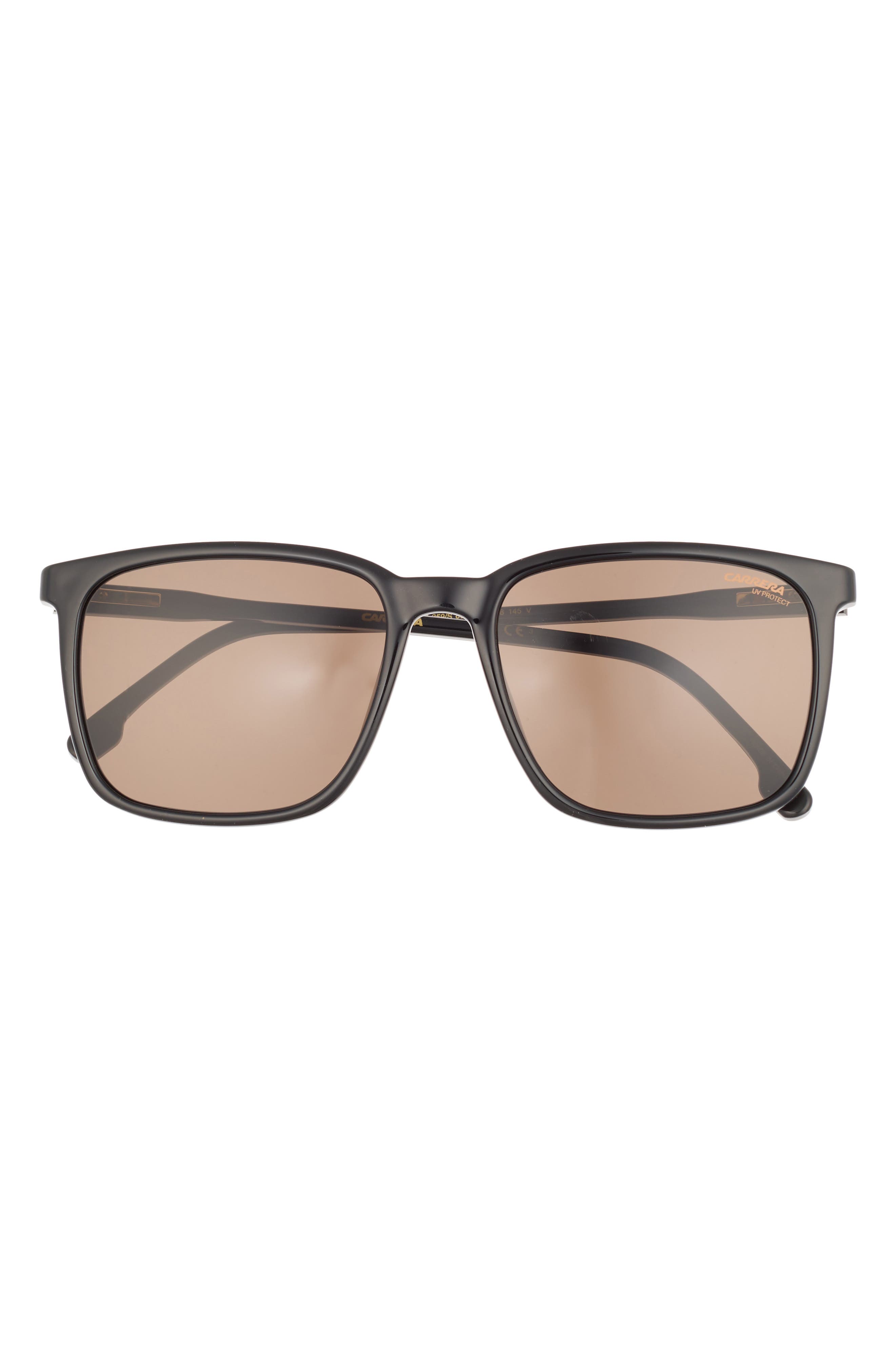 Carrera Eyewear 55mm Polarized Rectangle Sunglasses