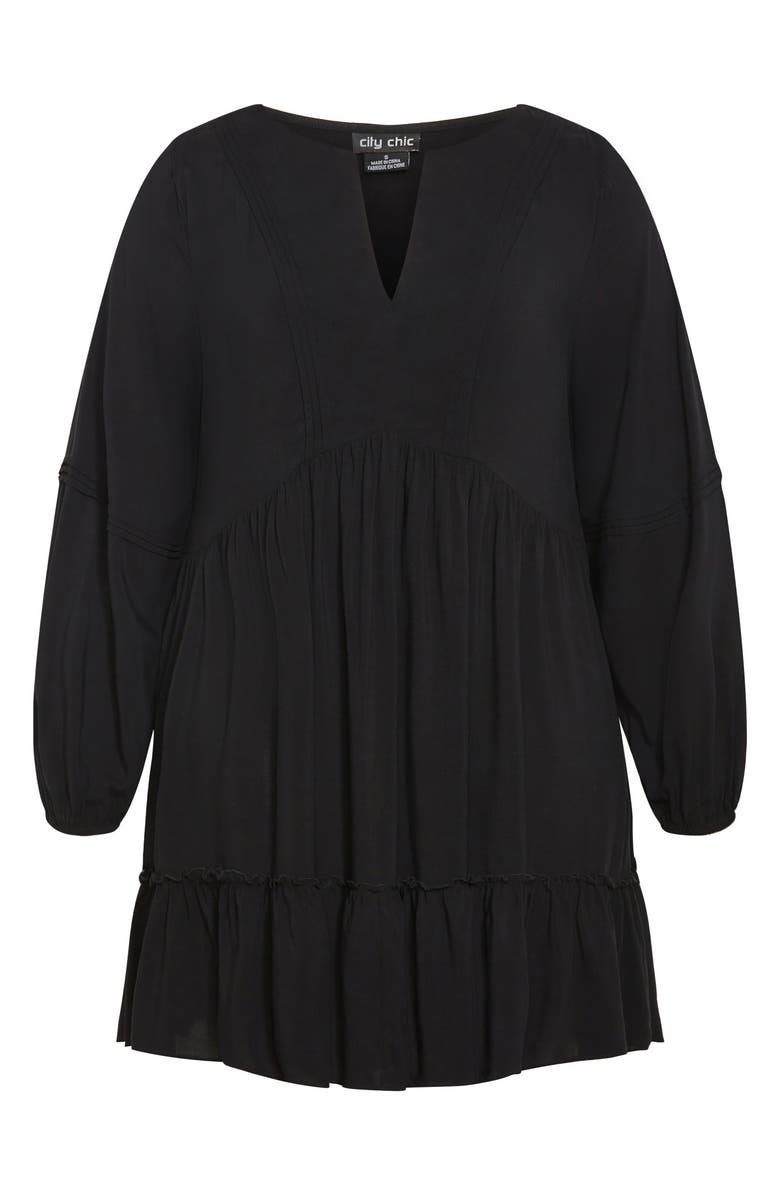 City Chic Alinda Long Sleeve Dress, Alternate, color,