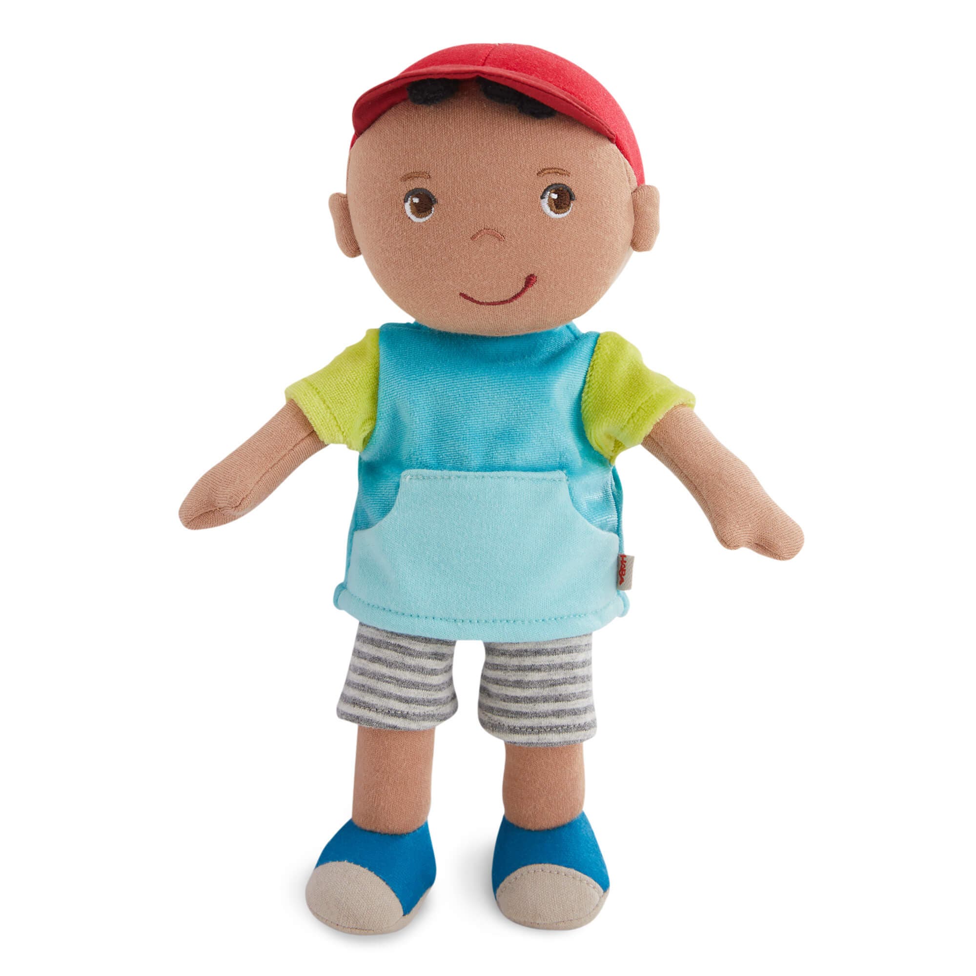HABA Snug Up Gabriel - 10" Machine Washable Soft Doll in Multi 