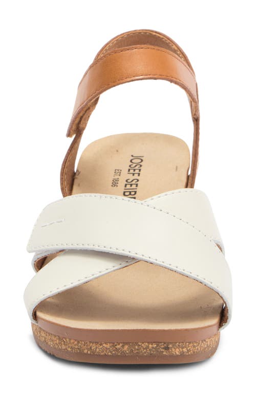 Josef Seibel Grace Sandal In Off White