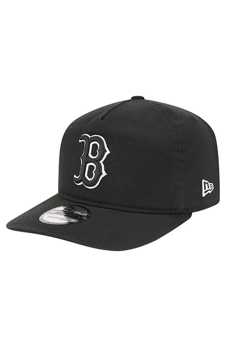 New Era Men's New Era  Black/White Boston Red Sox 19TWENTY Adjustable Hat, Main, color, 