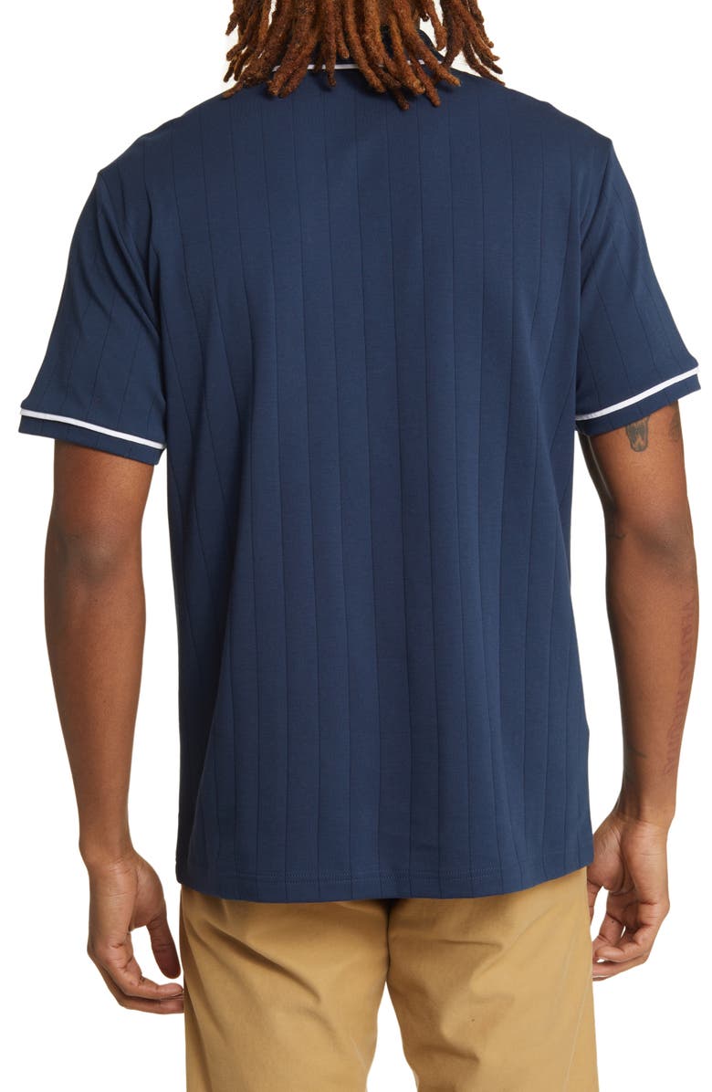 Original Penguin Tipped Drop Needle Organic Cotton Polo, Alternate, color,