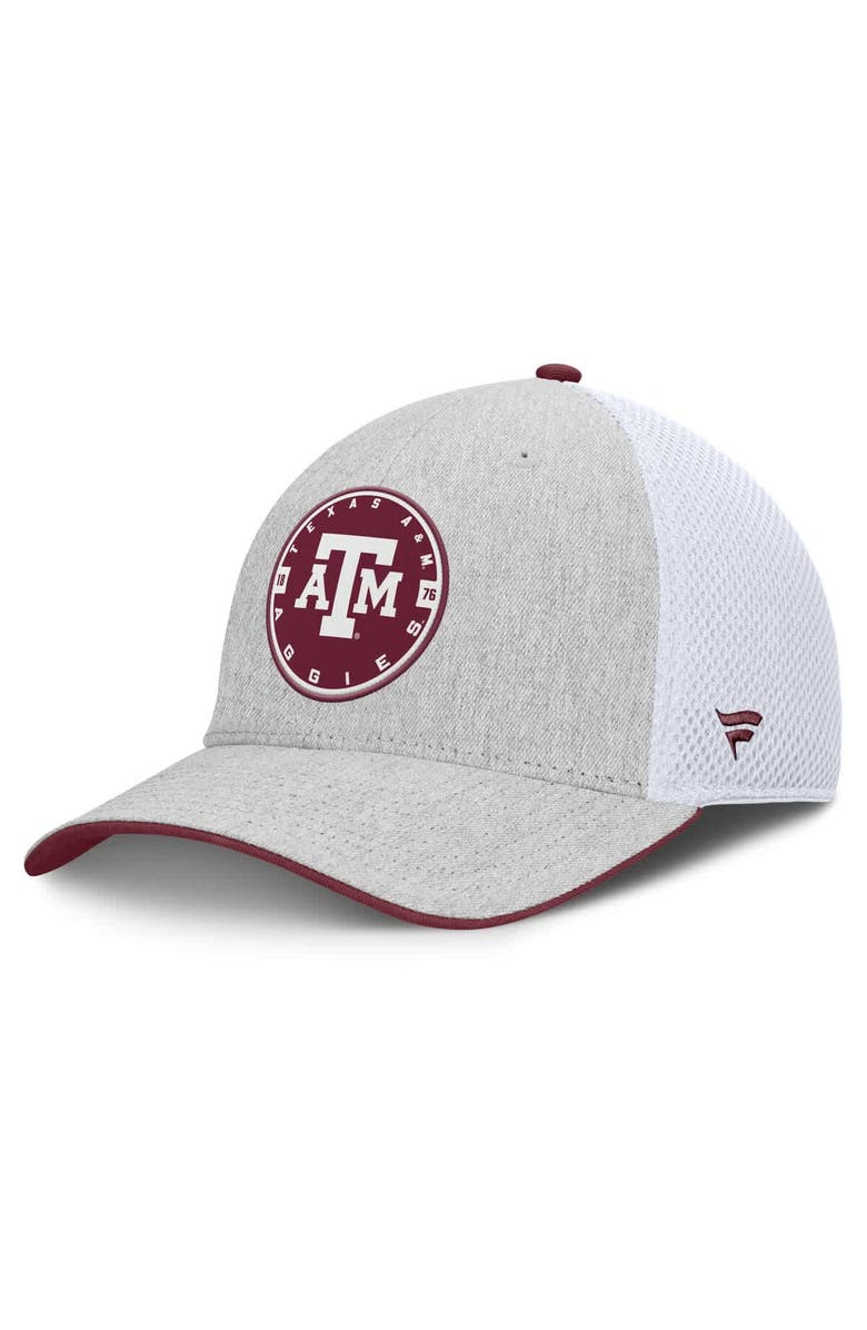 FANATICS Men's Fanatics  Heather Gray Texas A&M Aggies Trigger Flex Hat, Alternate, color, Heather Gray