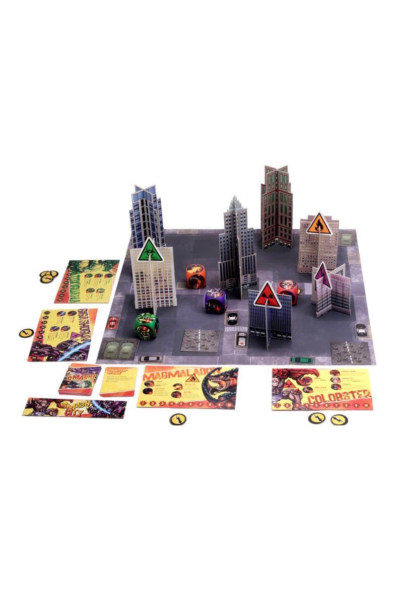 Smash City Action Packed Dice Game, Alternate, color, Multicolored