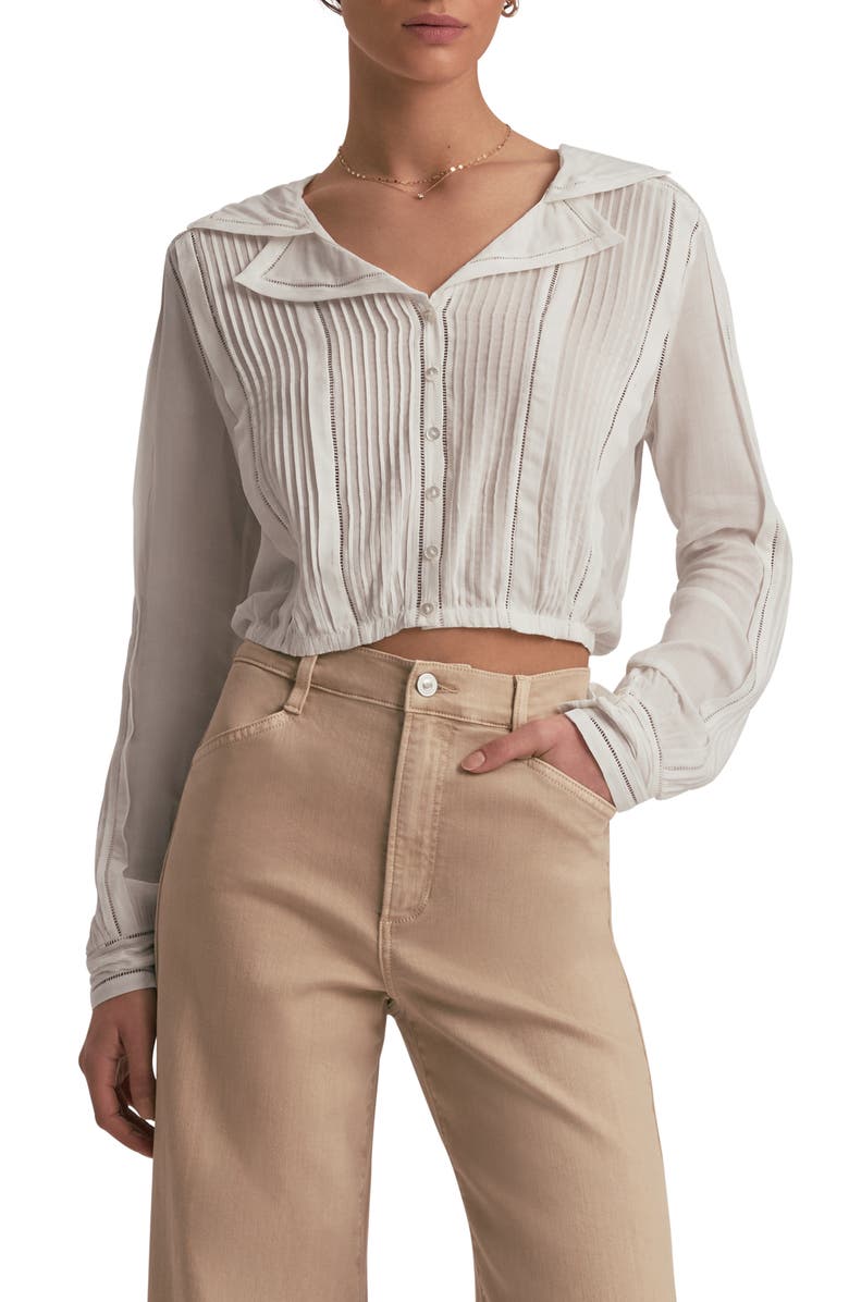 Favorite Daughter The Daisy Pintuck Top, Main, color, 