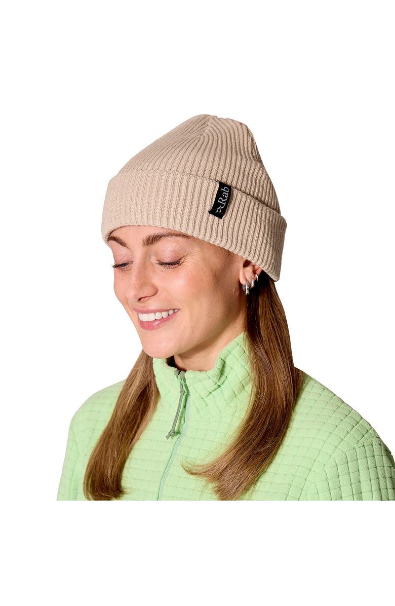 Rab Perimeter Rolled Beanie, Alternate, color, Pebble