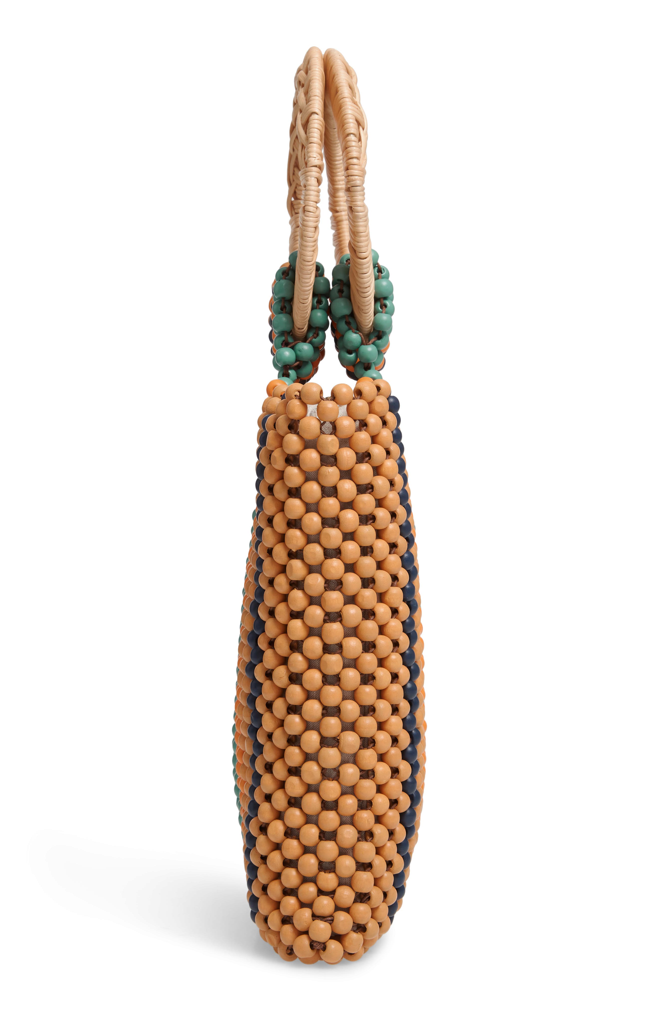 Arusi Beaded Tote, Alternate, color, MARIGOLD