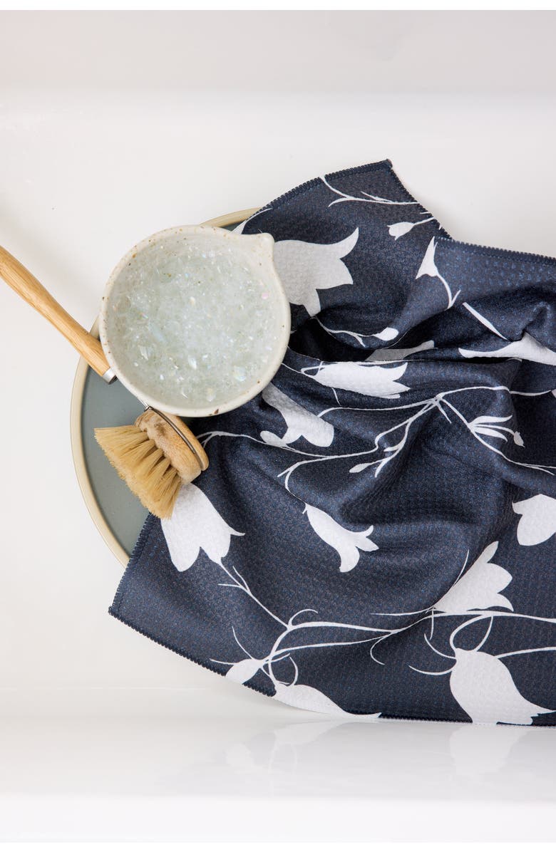 Geometry Kitchen Tea Towel Set, Alternate, color, Flora Flow