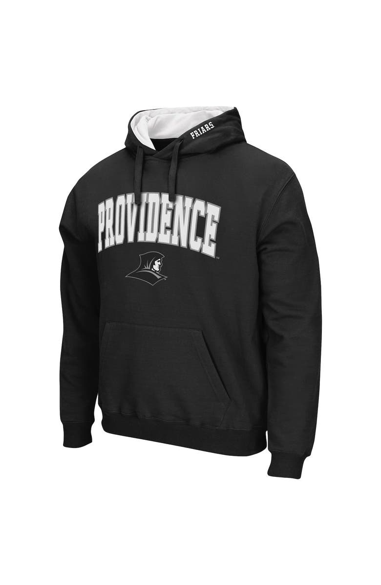 COLOSSEUM Men's Colosseum Black Providence Friars Arch and Logo Pullover Hoodie, Alternate, color, Black