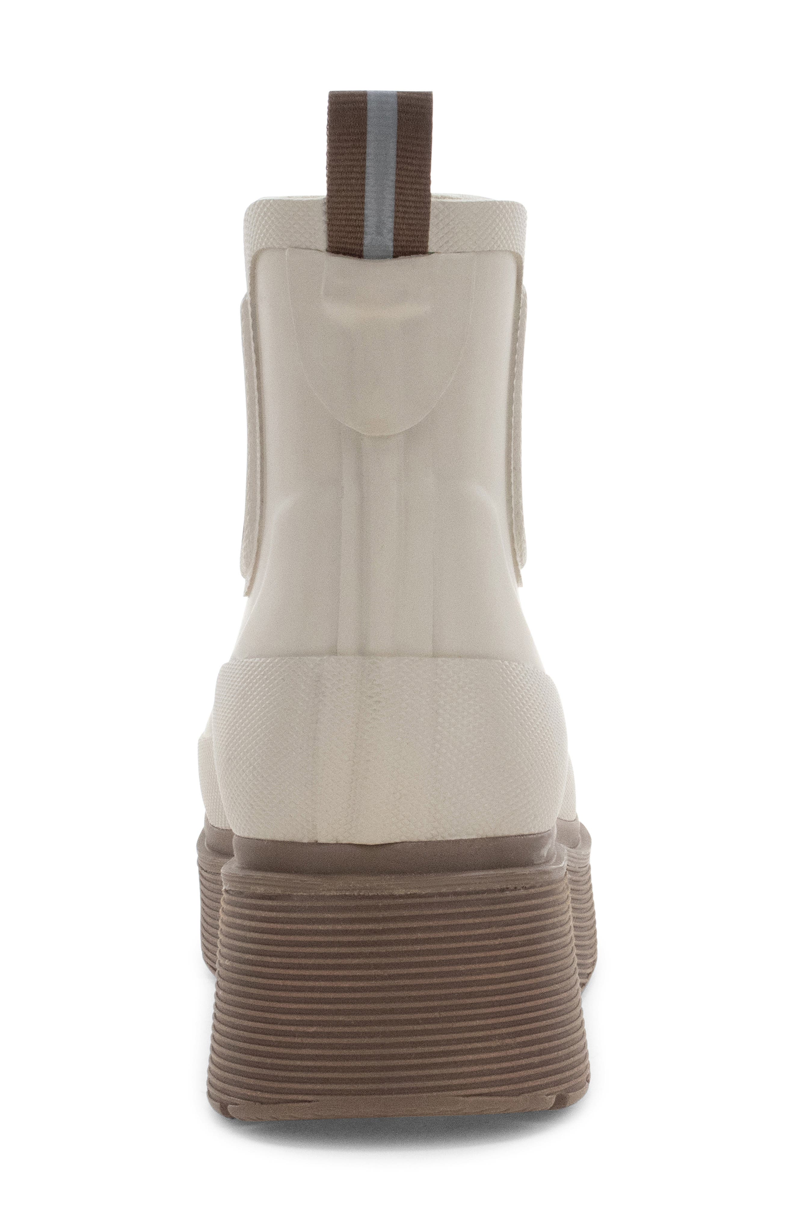 Platform Chelsea Rain Boot, Alternate, color, TAUPE