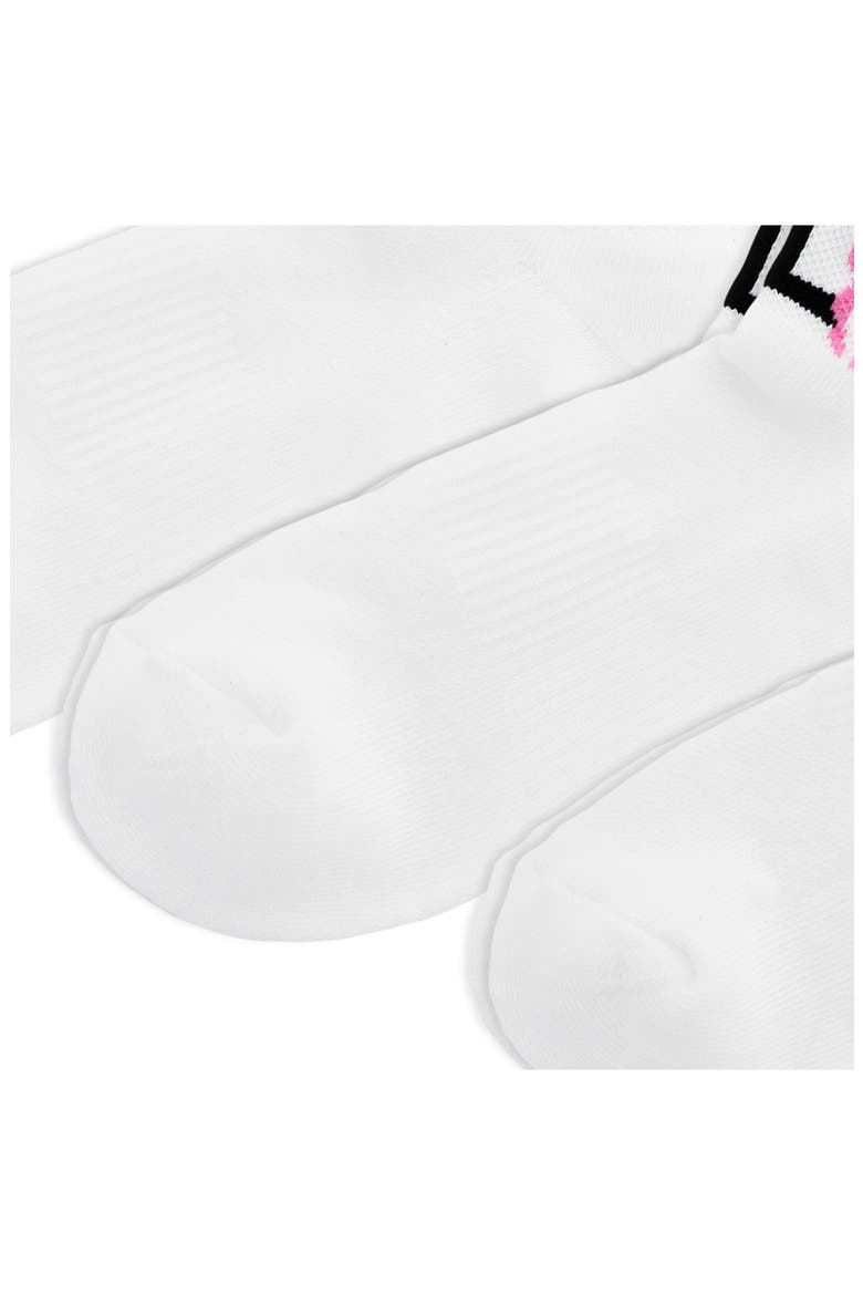 Assorted 3-Pack Pony Logo Quarter Socks, Alternate, color, WHITE MULTI