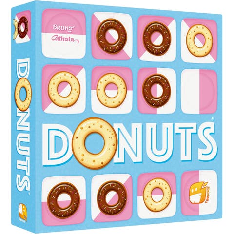 Donuts The Tasty & Tactical Clash Placement Board Game, 2 Players