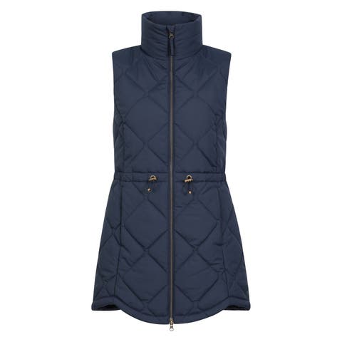 Rye Quilted Long Length Vest