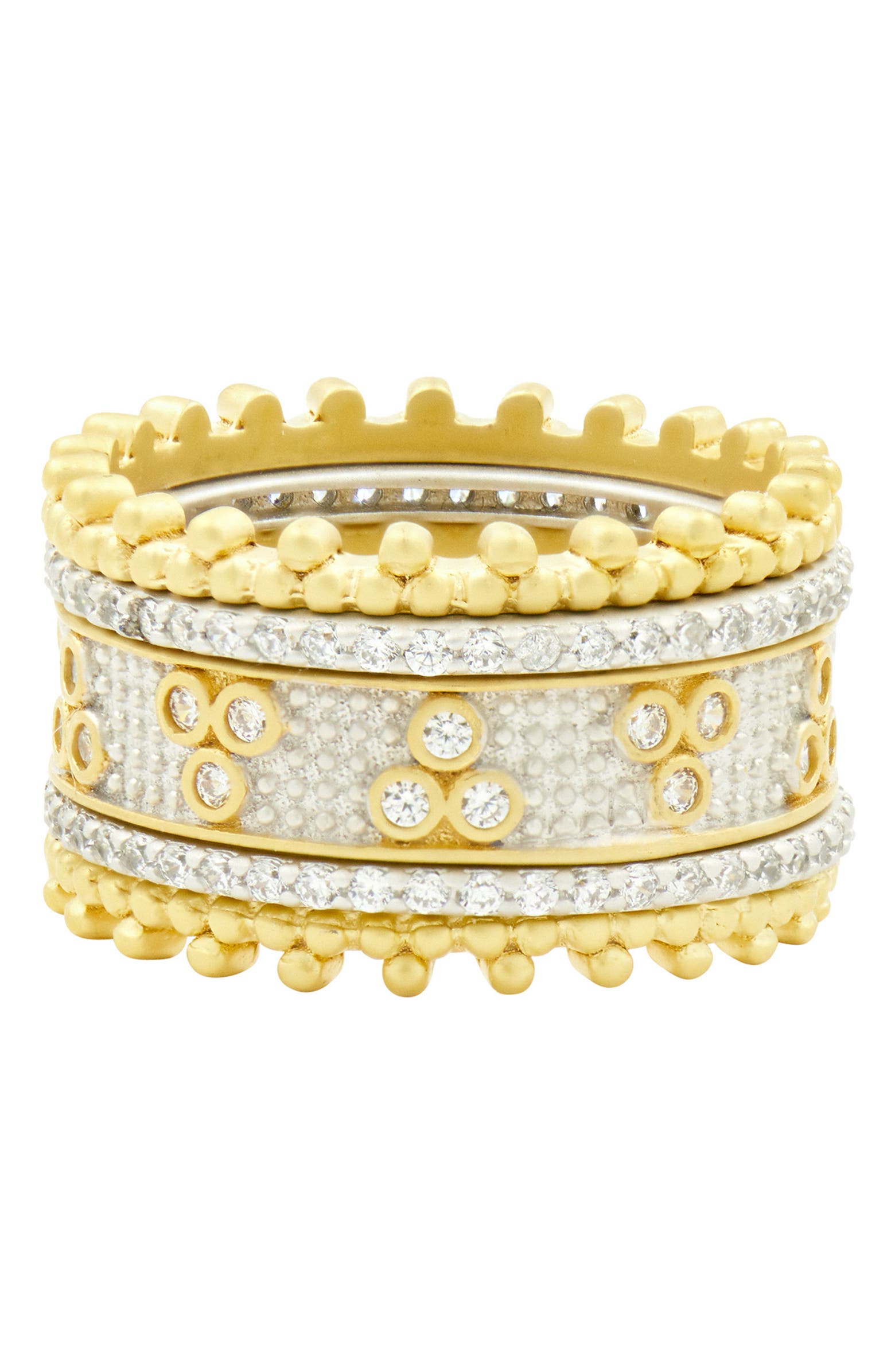 FREIDA ROTHMAN Fleur Bloom 5-Stack Ring | Nordstromrack