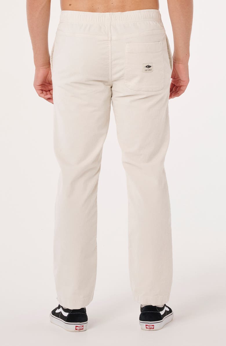 Rip Curl Classic Surf Pull-On Straight Leg Corduroy Beach Pants, Alternate, color, Bone