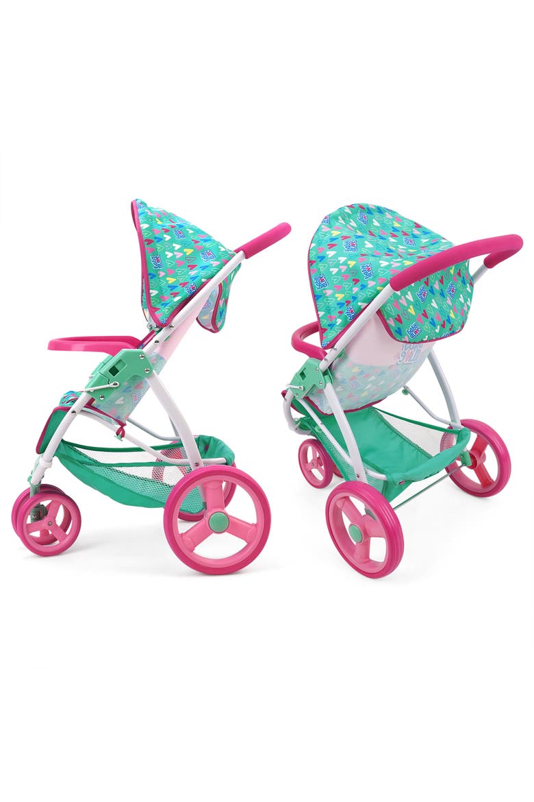 Doll Jogging Stroller, Alternate, color, Multicolored