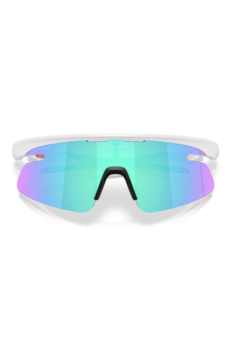 Gender Inclusive Rslv Lite 50mm Rectangle Sunglasses, Alternate, color, MATTE WHITE / PRIZM SAPPHIRE