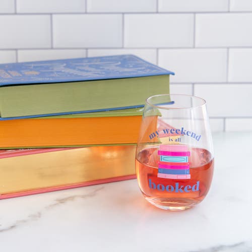 Jollity & Co Book Club Wine Glass In My Weekend Is Booked
