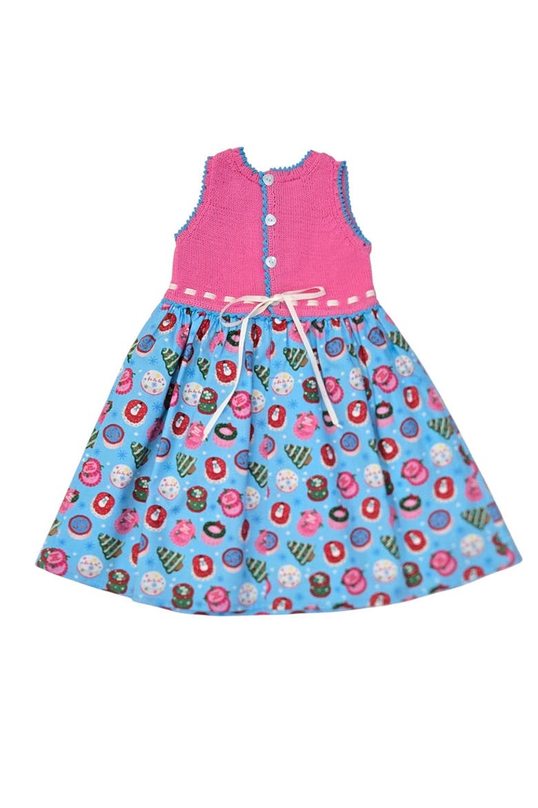 Holiday Sweets Dress, Alternate, color, Blue
