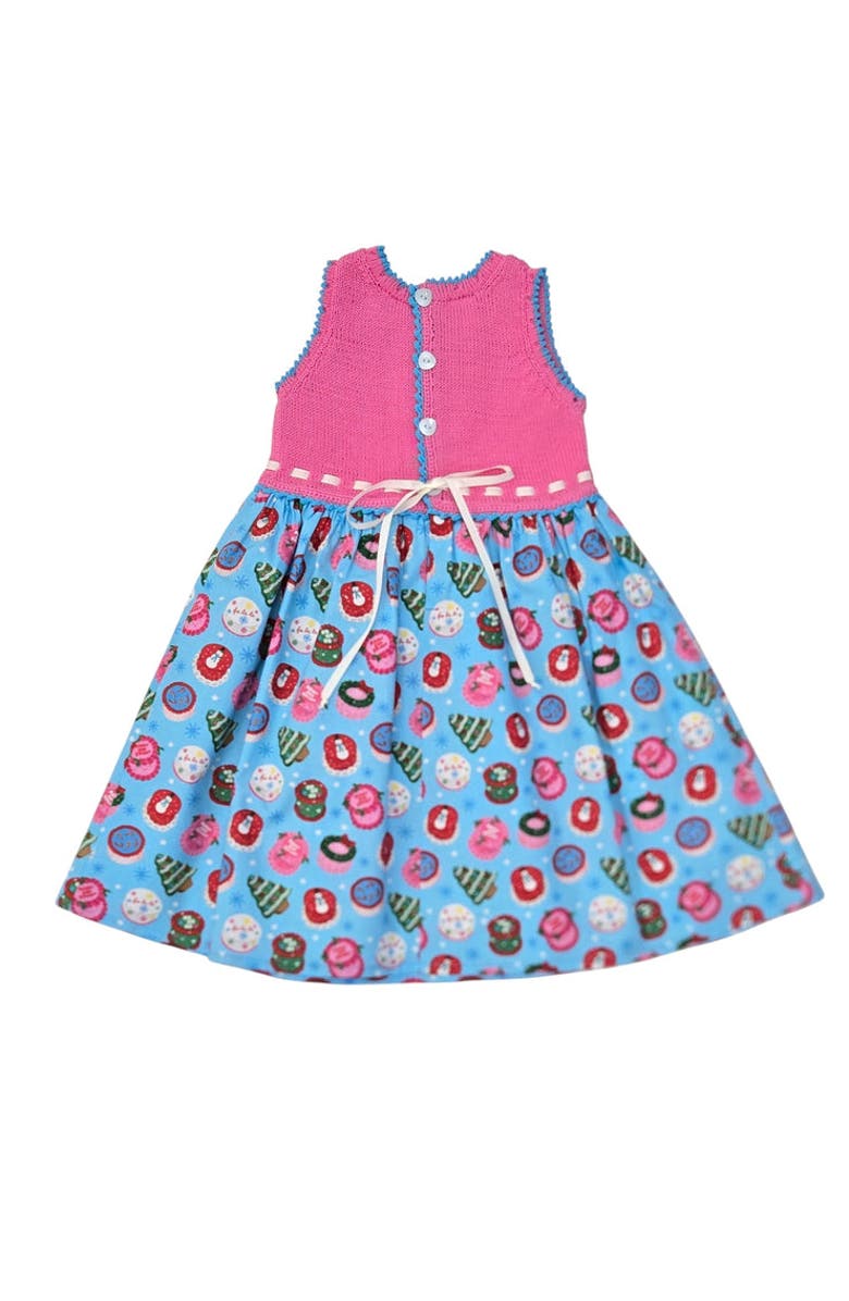 Melange Collection Holiday Sweets Dress, Alternate, color, Blue