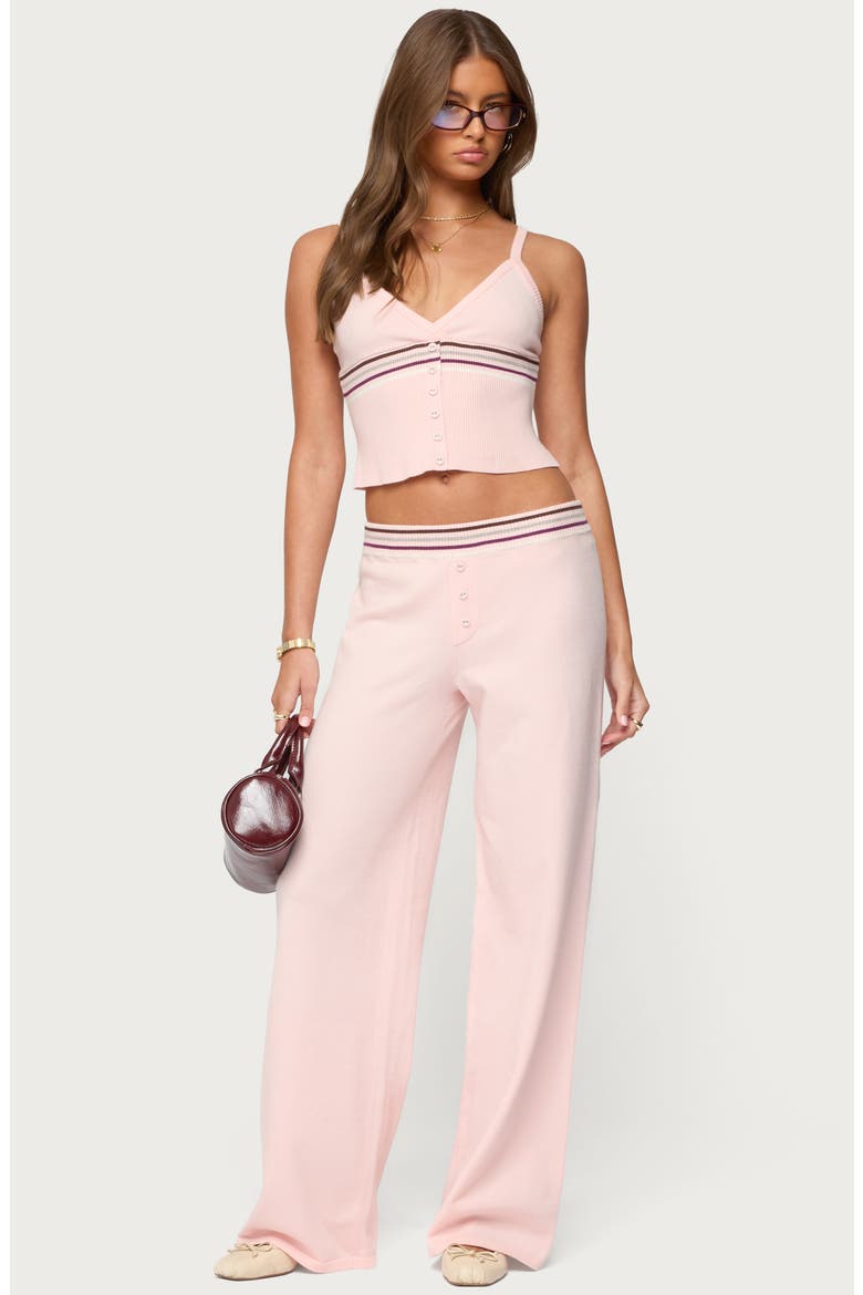 Miya Stripe Rib Tank, Alternate, color, LIGHT-PINK