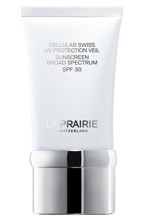 La Prairie Cellular Swiss Uv Protection Veil Sunscreen Broad Spectrum Spf 30 In Transparent