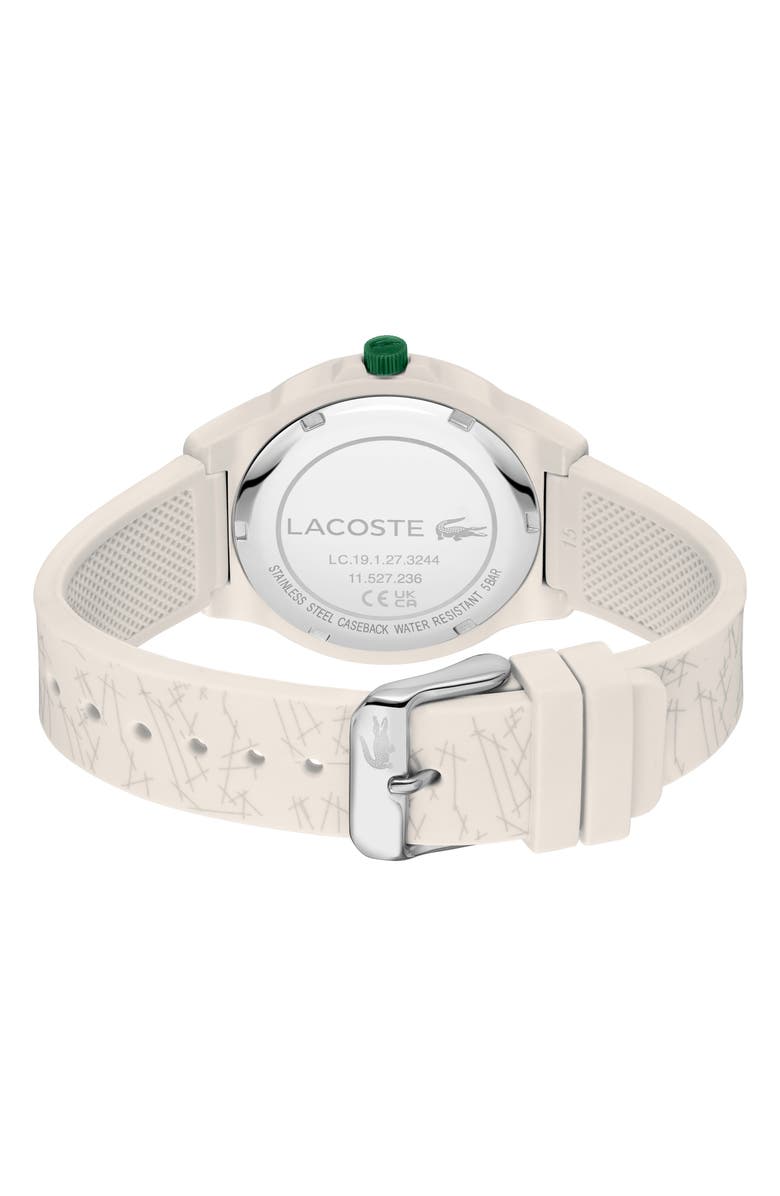 Lacoste Neocroc Silicone Strap Watch, 38mm, Alternate, color, 
