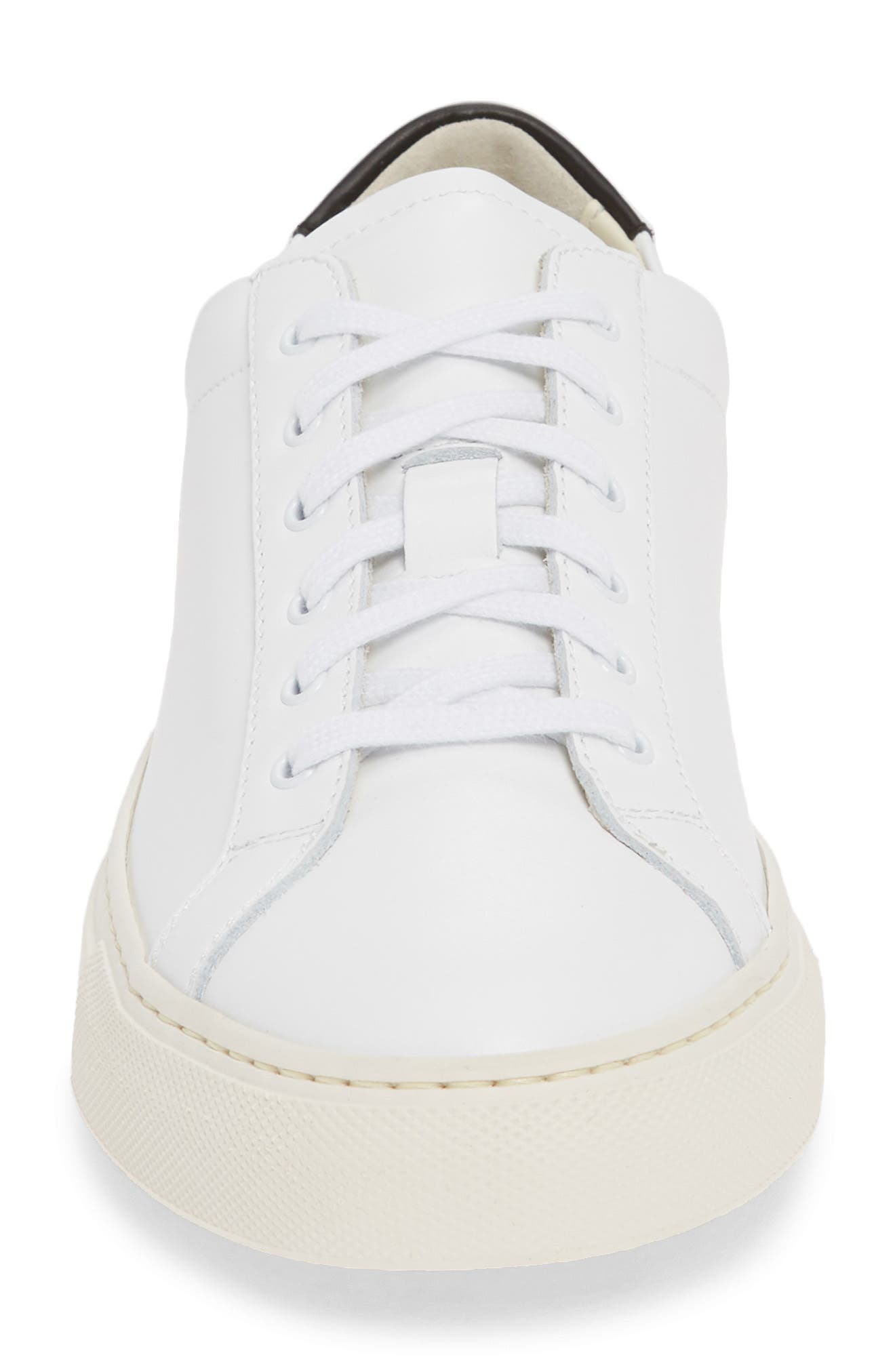 Retro Low Top Sneaker, Alternate, color, WHITE/BLACK