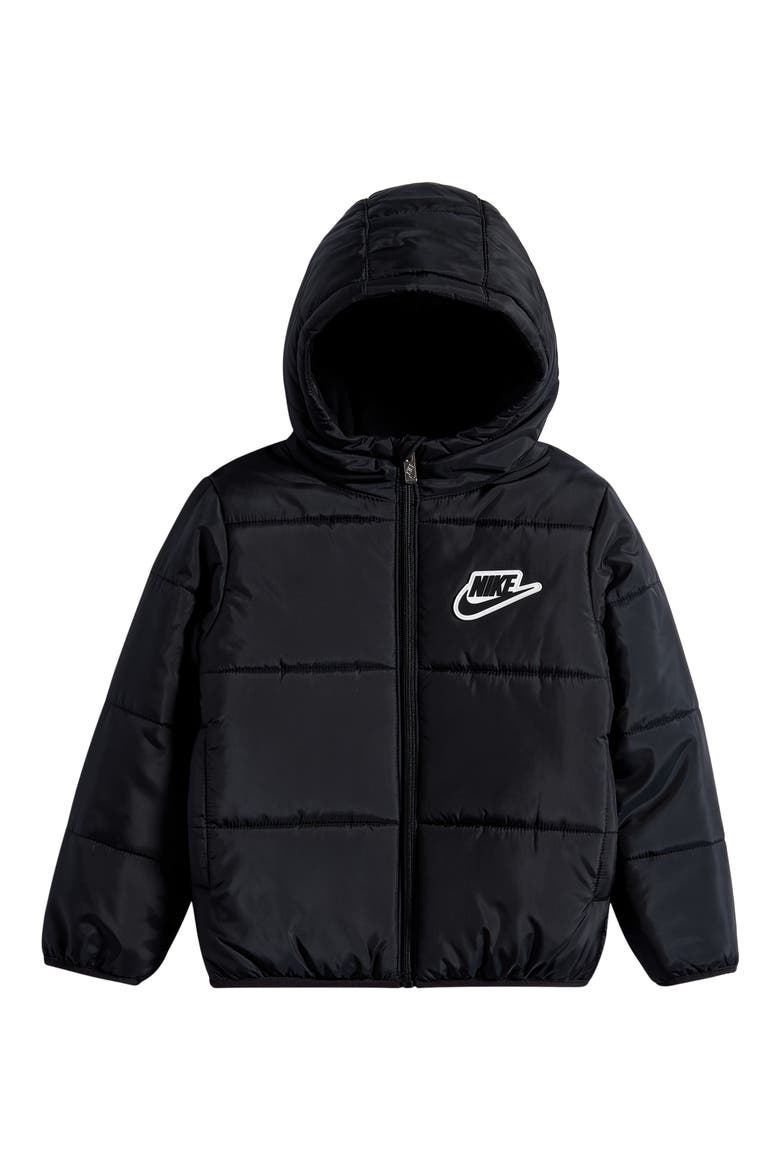 Kids' Futura Essential Heavyweight Puffer Jacket, Main, color, BLACK
