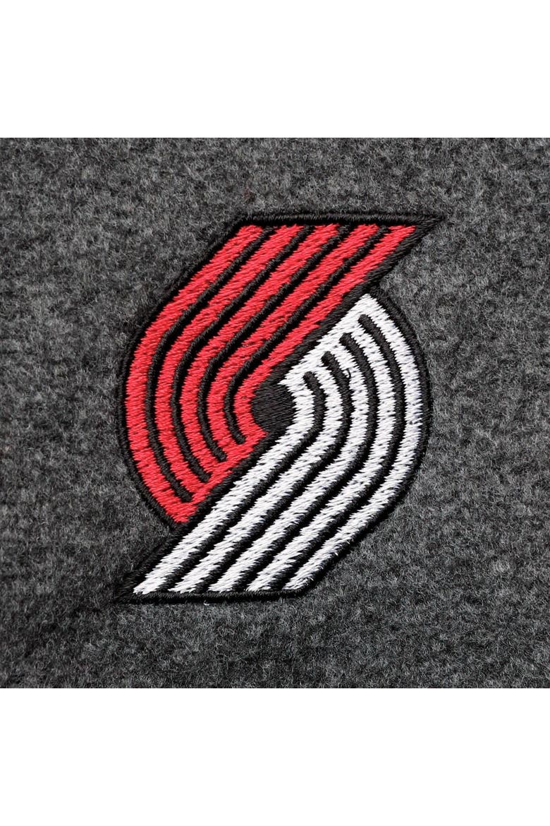 Men's Columbia Portland Trail Blazers Heathered Charcoal Flanker Full-Zip Jacket, Alternate, color, Heather Charcoal