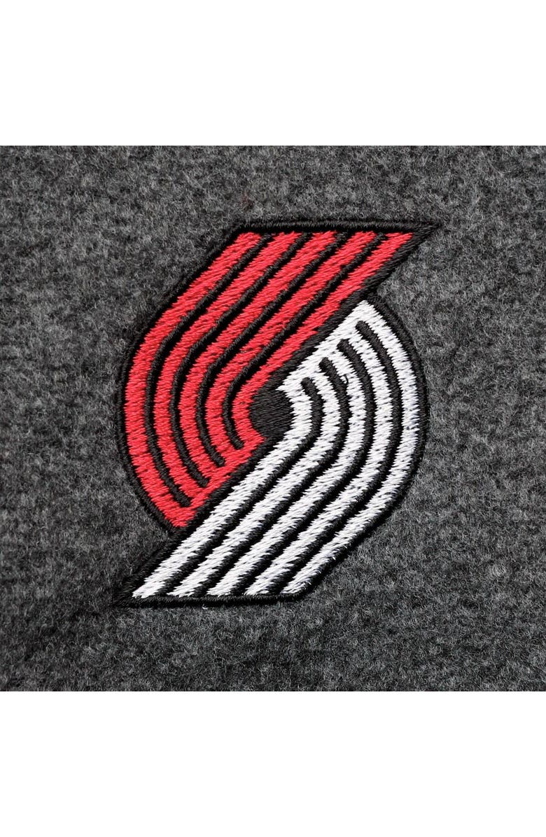 Columbia Men's Columbia Portland Trail Blazers Heathered Charcoal Flanker Full-Zip Jacket, Alternate, color, Heather Charcoal