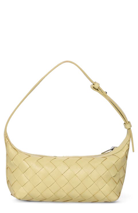 Aurora Woven Leather Mini Shoulder Bag