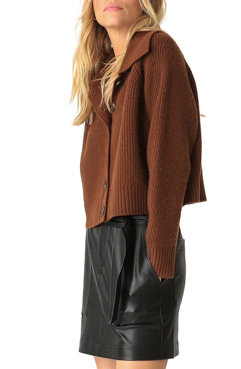 Electric & Rose Billie Merino Wool & Cashmere Blend Cardigan, Alternate, color, 