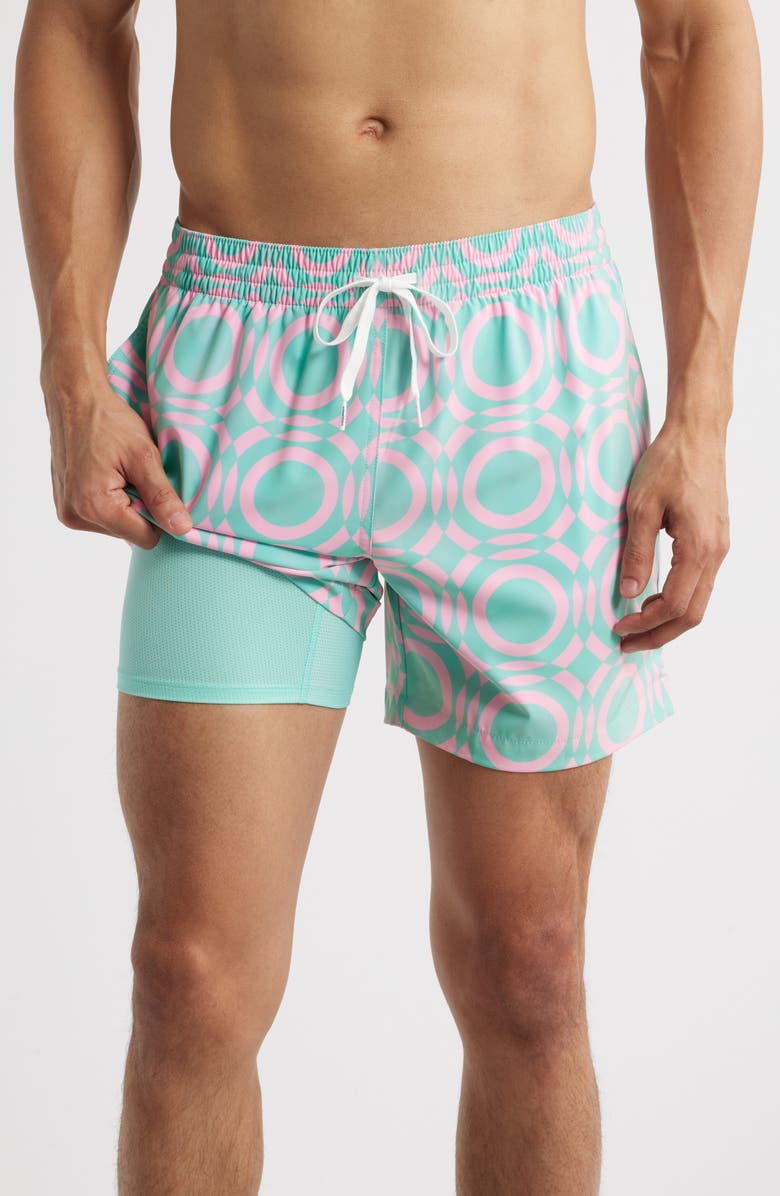 Chubbies Mosaics 5.5-Inch Swim Trunks, Alternate, color, 