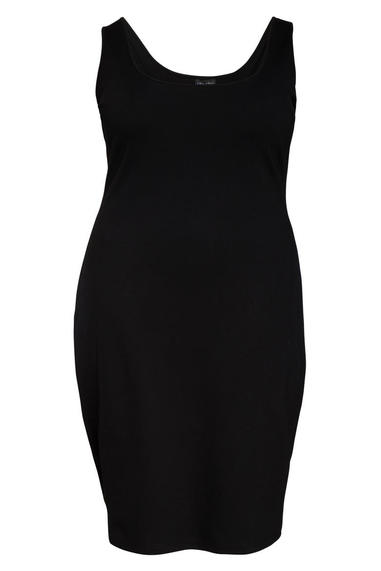 Body-Con Tank Dress, Alternate, color, BLACK
