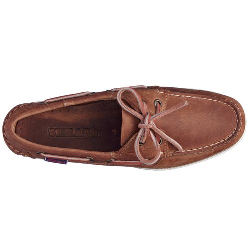 Sebago Portland Horse Boat Shoes In Brown