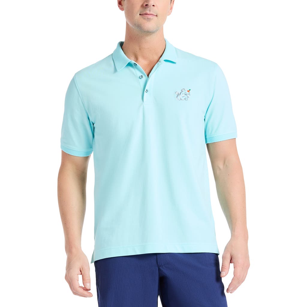Shop Robert Graham Monkey Business Embroidered Cotton Piqué Polo