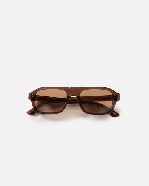 Epokhe Mono Sunglasses In Brown