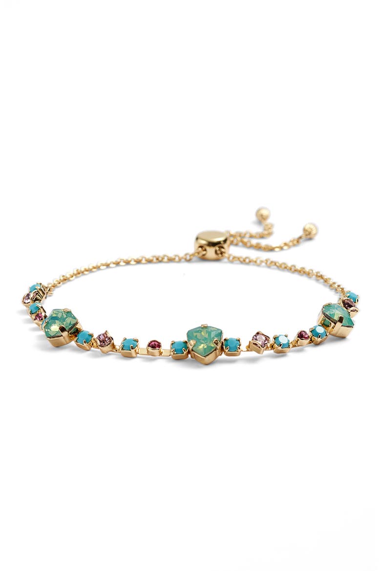Sedge Slider Bracelet, Main, color, BRIGHT GOLD TONE BRIGHT