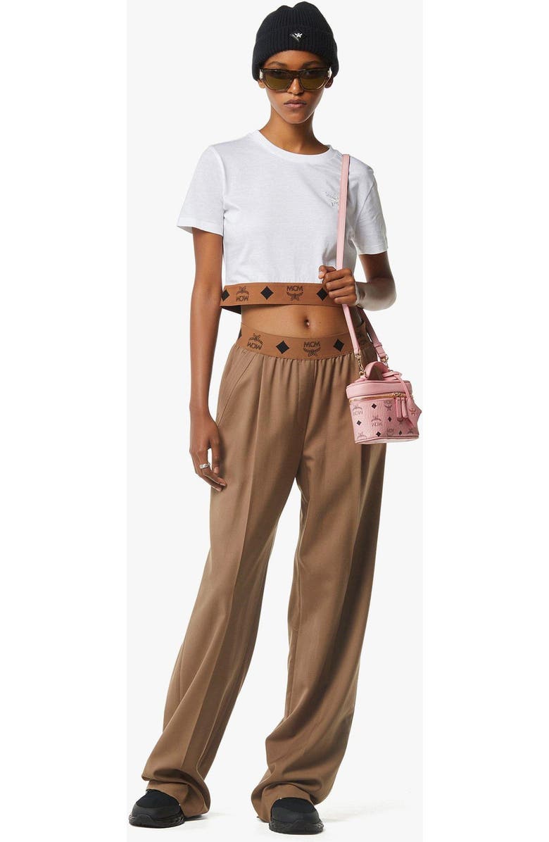 MCM Aren Vanity Case in Visetos Leather Mix, Alternate, color, Soft Pink