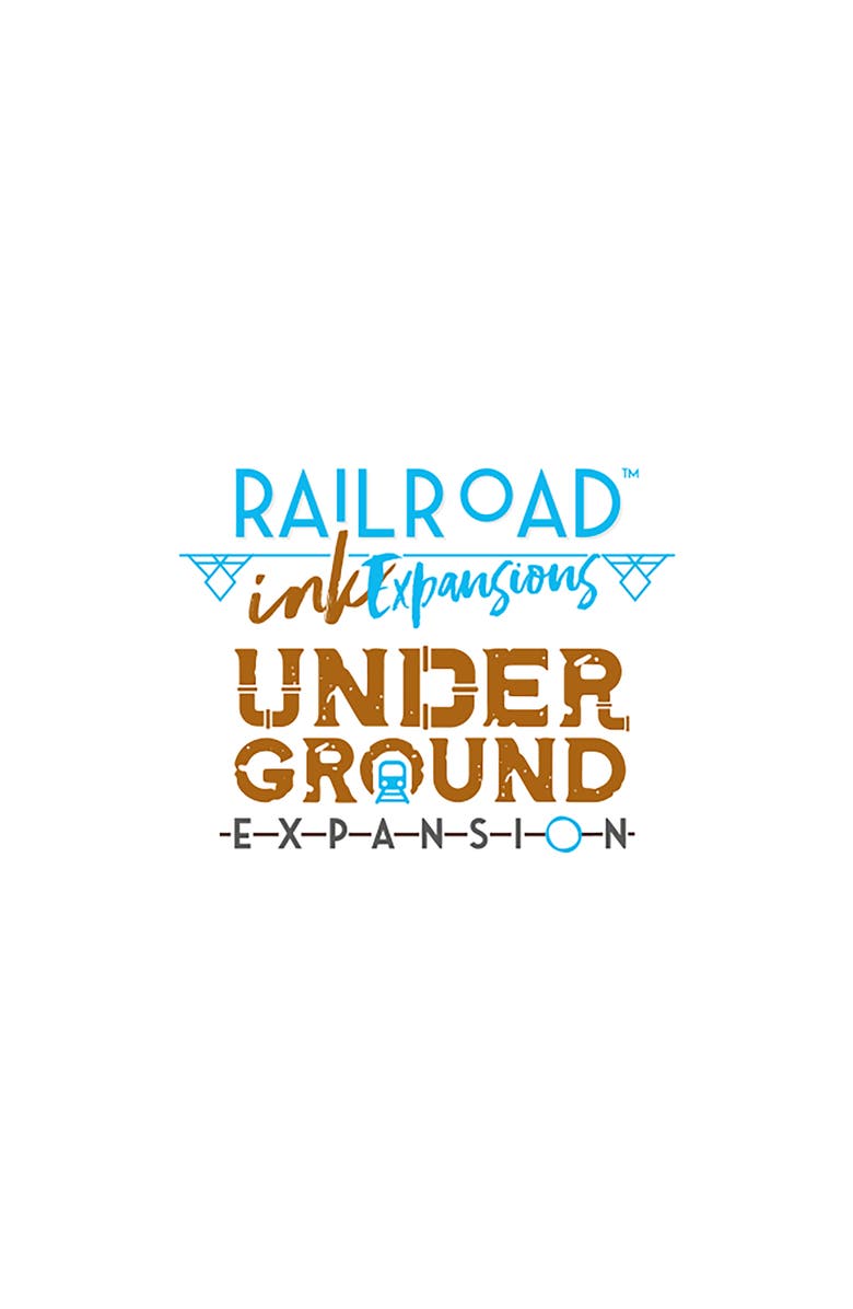 Horrible Guild Railroad Ink Underground Expansion Pack, 1+ Players, Alternate, color, Multicolored