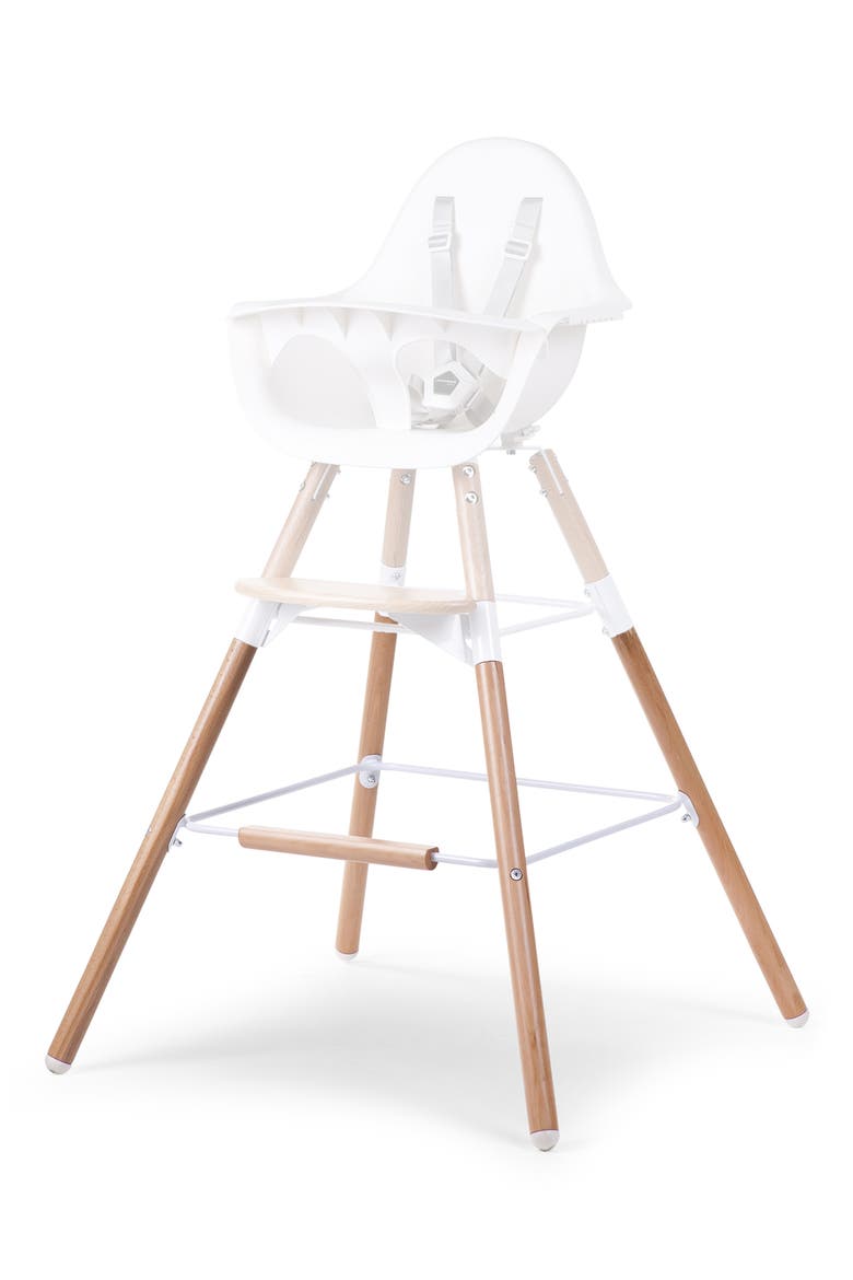 Evolu Set of Extra Long Highchair Legs, Alternate, color, WHITE