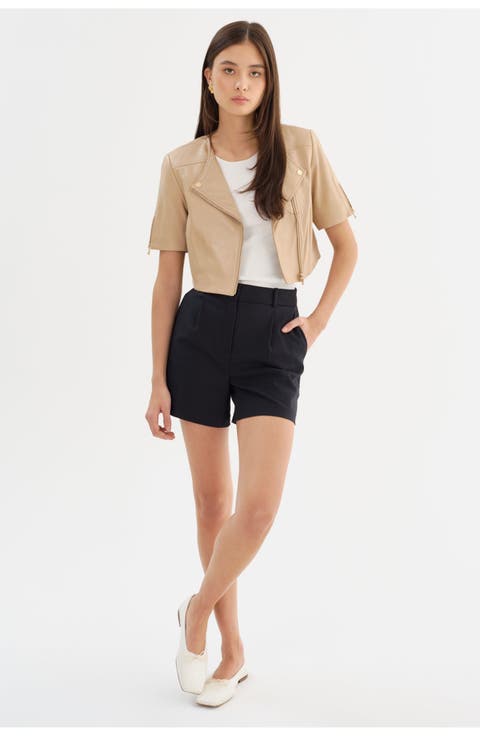 Kirsi | Cropped Biker Jacket