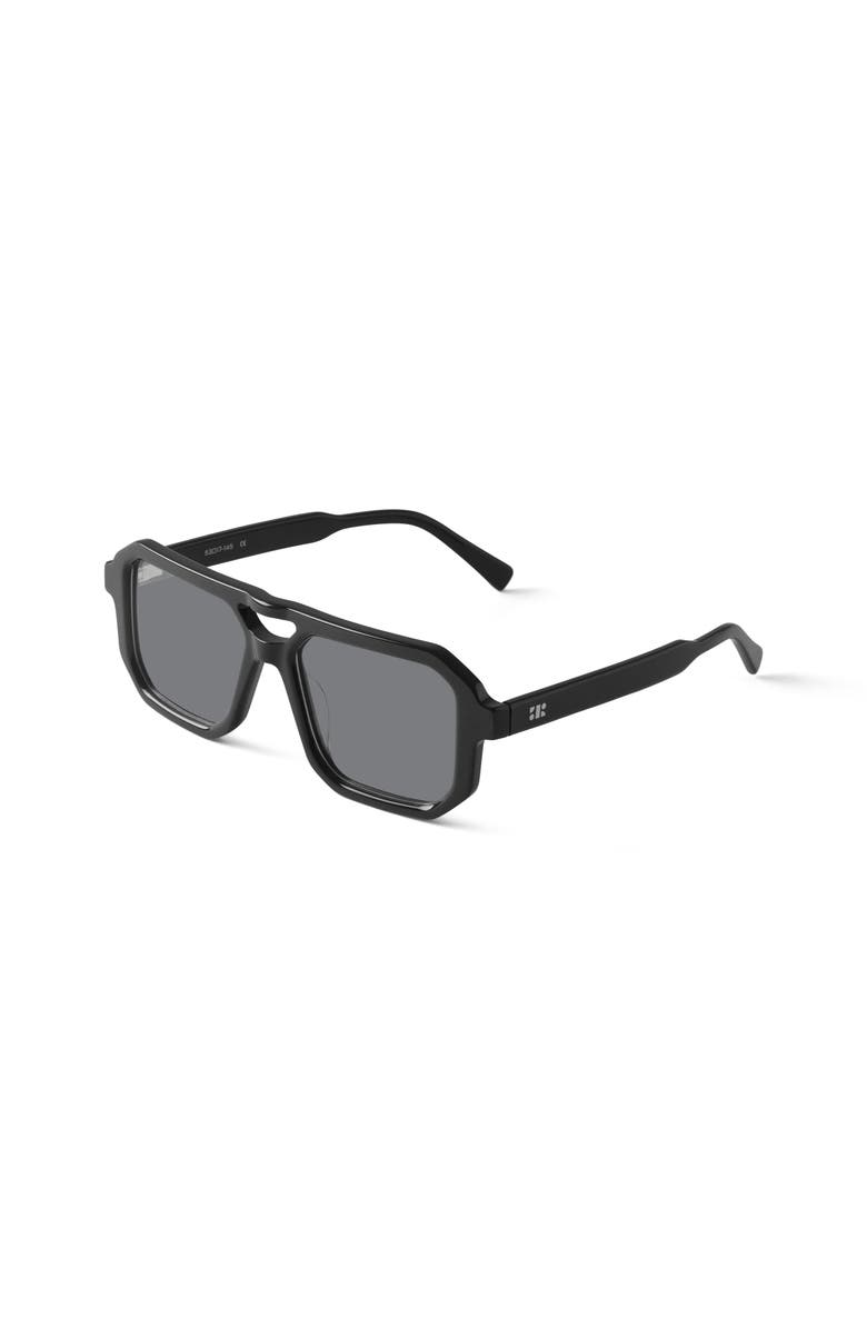 French Kiwis Eyewear Angelo Sunglasses, Alternate, color, Black